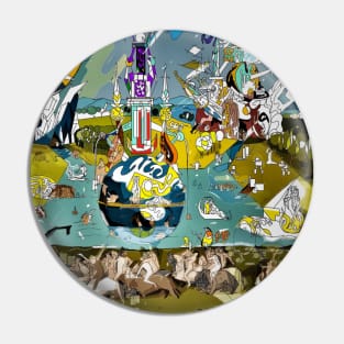 Garden of Earthly Delights New vision Hieronymus Bosch Pin