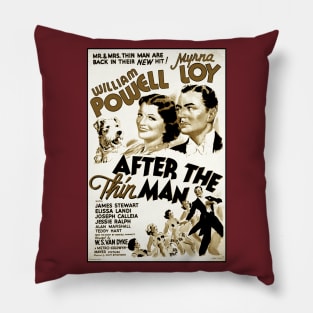 After The Thin Man Pillow