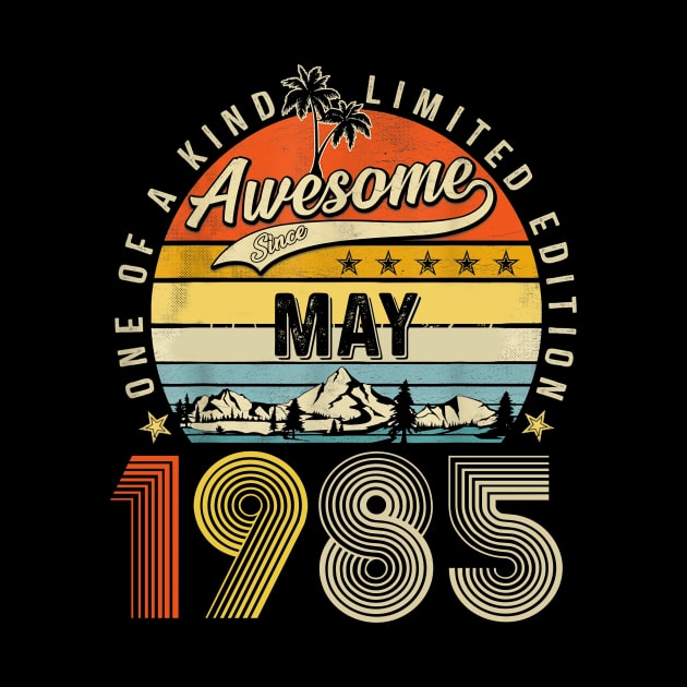 Awesome Since May 1985 Vintage 38th Birthday by Gearlds Leonia