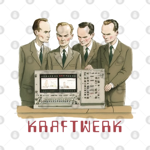 Kraftwerk ¥ Fan Art Design by unknown_pleasures