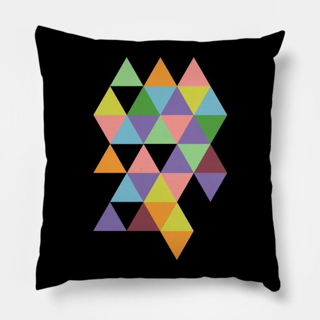 Abstract #592 Pillow by RockettGraph1cs