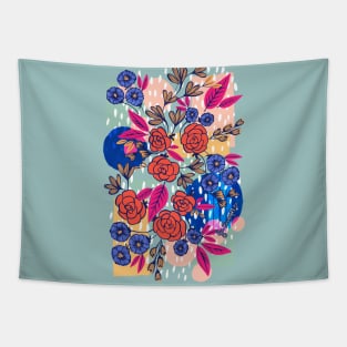 Cute Flowers Tapestry