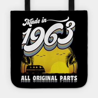 Made in 1963 60th Birthday Gift 60 Years Old 60th Birthday Tote