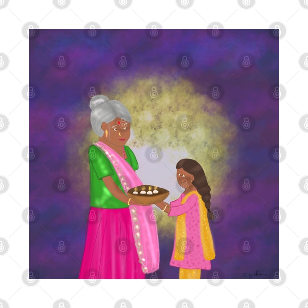 Diwali illustration by Charlotsart