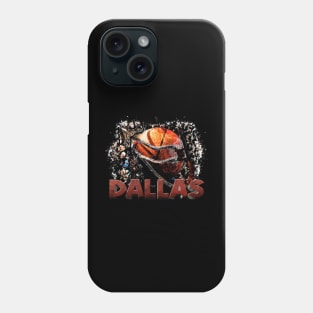 Classic Sports Dallas Proud Name Basketball Phone Case