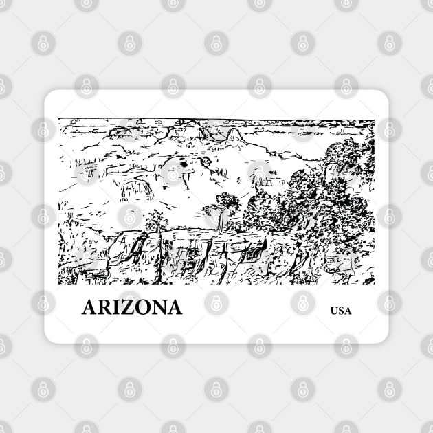 Arizona USA Magnet by Lakeric