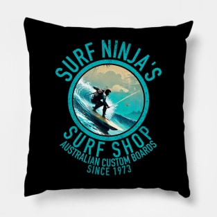 Surf Ninjas Australian Surf Shop Summer Beach Surfing Pillow