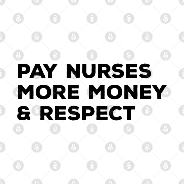 Pay Nurses More Money & Respect - Nurse by Textee Store