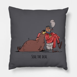 Seal the deal Pillow