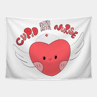 Cupid favorite nurse, valentine nurse Tapestry