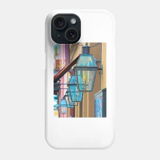 New Orleans Lanterns French Quarter - Colorful Phone Case