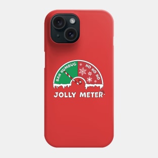 Jolly Meter Bah Humbug To Ho Ho Ho Anti Christmas Funny Phone Case