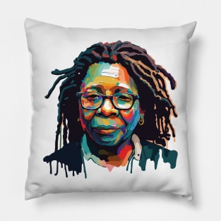 Whoopi Goldberg Art. Pillow