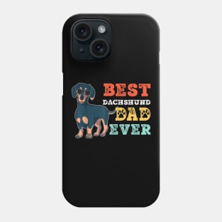 Best Dachshund Dad Ever Vintage Phone Case