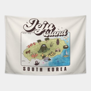 jeju island Tapestry