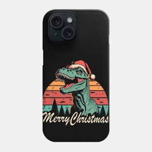 Dino Santa Merry Christmas Phone Case