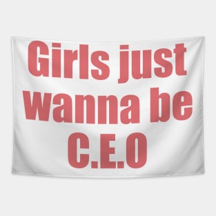 female entrepreneur boss lady Tapestry