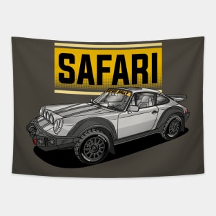 911 Safari Rally Sports Car Tapestry