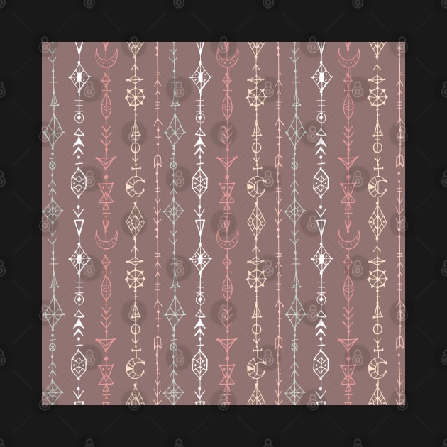 Tribal Baby Arrow Stripes by implexity