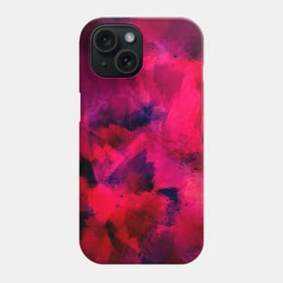 Red Strokes Design Phone Case