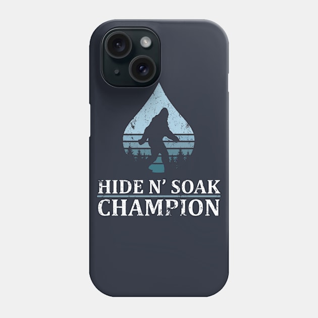 Funny Bigfoot Hide and Seek Soak World Champion Gift Phone Case by Freid