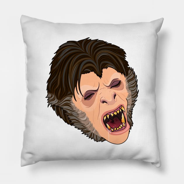 American Werewolf in London | The Transformation Pillow by Jakmalone