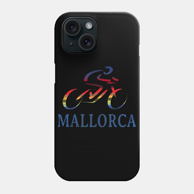 Bicycling On Island Mallorca Phone Case by JFDesign123