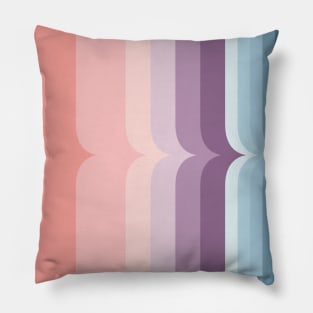 Vintage Pastel Rainbow Pillow