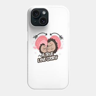 Hedgehogs in Love Phone Case