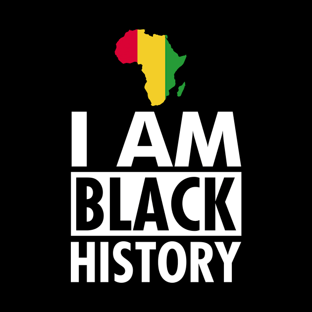 I am black history African heritage by Shirtttee