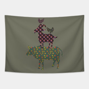 farm animals Tapestry