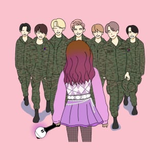 Bts coming from military T-Shirt