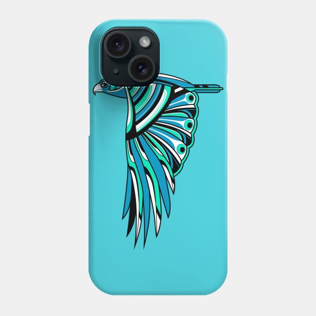 Hawk Deco 2 Phone Case by qetza