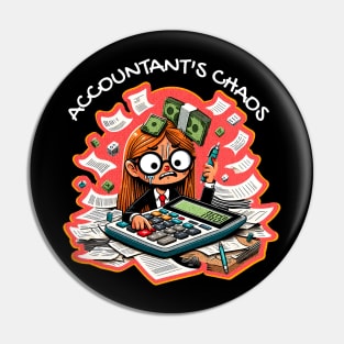 Funny Accountant Pin