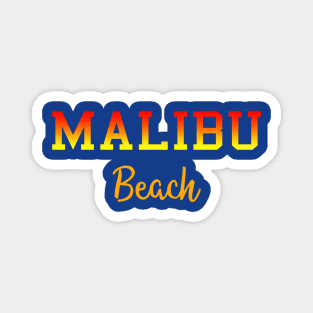 Malibu Beach Surfing Magnet