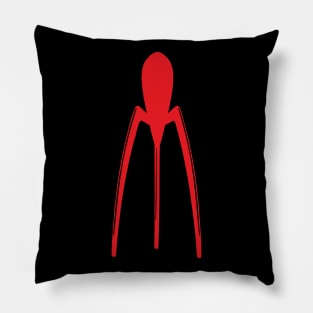 Philippe Starck Juicy Salif in Red Silhouette - Product Design Pillow