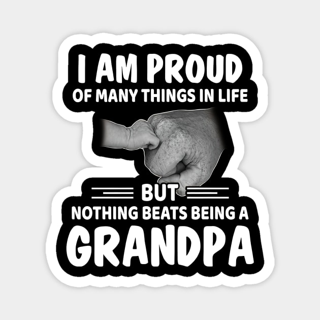 I Am Proud Of Many Things But Nothing Beats Being A Grandpa Magnet by Los Draws