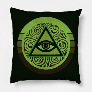 Illuminati Green Eye Pillow