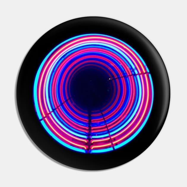Rainbow Neon Void Pin by Sunny Saturated