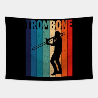 Vintage Trombone Tapestry