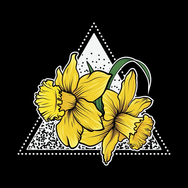 Daffodil Flora Triangle by RadicalChill