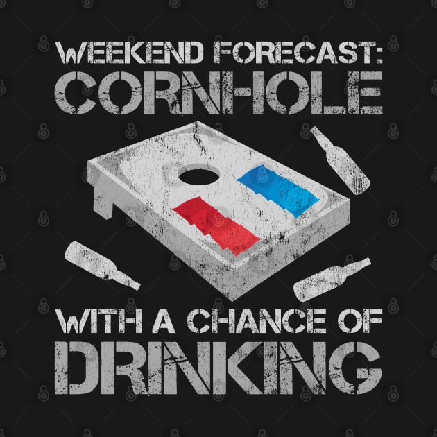 Weekend Forecast Cornhole With a Chance of Drinking Gift by wygstore