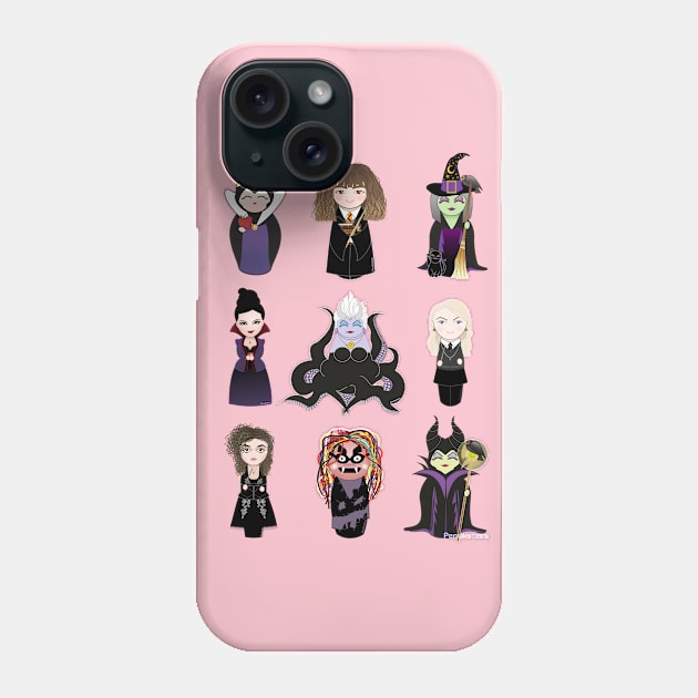 Kokeshis Witches Phone Case by Pendientera