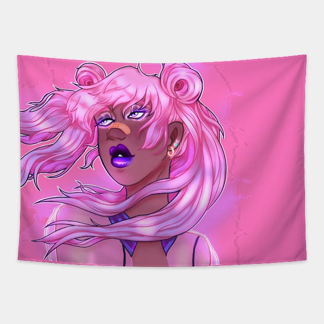 Pretty In Pink Tapestry by KittyxKato