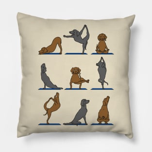 Vizsla Yoga Pillow