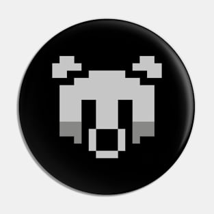 Pixel Bear Head Pin