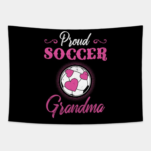 I'm a proud soccer grandma Tapestry by Shirtbubble