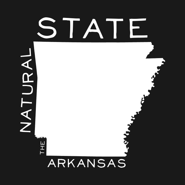 Arkansas The Natural State by Relaxed Creative