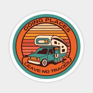 Going Places Leave No Traces Magnet