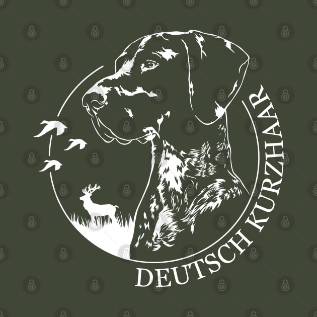 Deutsch Kurzhaar dog portrait by wilsigns